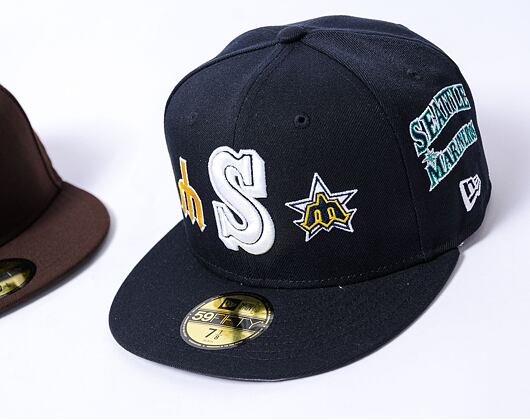 Kšiltovka New Era - 59FIFTY MLB Coops Patch - Seattle Mariners - Navy