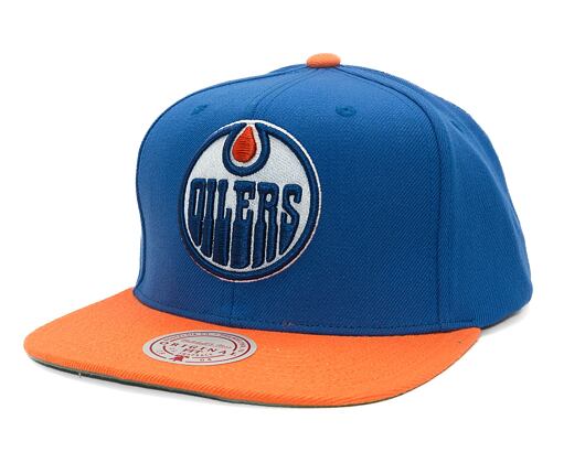 Kšiltovka Mitchell & Ness - Team 2 Tone 2.0 Snapback - Edmonton Oilers - Navy/Orange