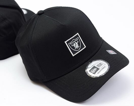 Kšiltovka New Era - 9FORTY A-Frame NFL Metallic Patch - Las Vegas Raiders - Black / Silver