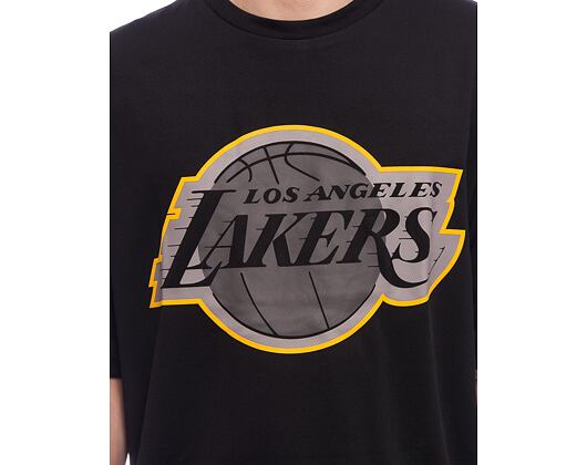 Triko New Era NBA OS Outline Mesh Tee Los Angeles Lakers Black/Gold