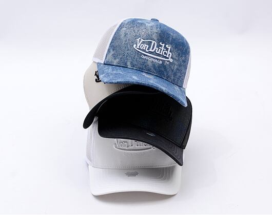 Kšiltovka Von Dutch - Trucker Newark - Caps - Cot Twill - White