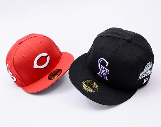 Kšiltovka New Era - MLB Image Drop - All Over Print 59FIFTY - Cincinnati Reds - Scarlet