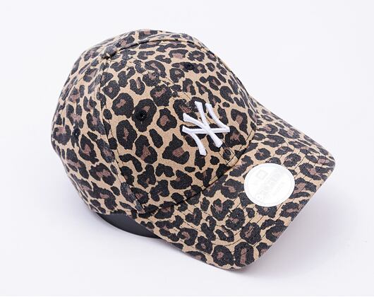 Dámská Kšiltovka New Era - MLB Leopard 9FORTY - NY Yankees - Black / White