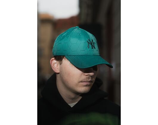 Kšiltovka New Era - 9FORTY MLB Quilted - NY Yankees - Green / Black