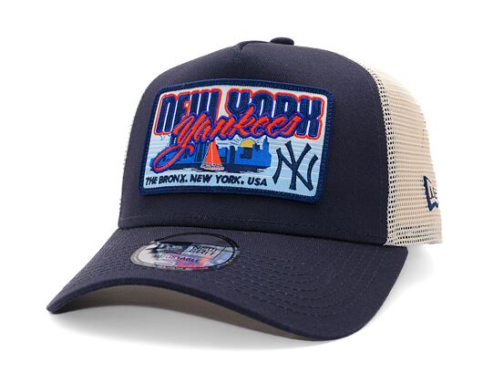 Kšiltovka New Era - MLB Patch 9FORTY Trucker - NY Yankees - Navy