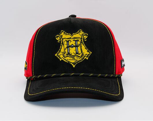 Kšiltovka Capslab - Trucker Harry Potter - Hogwards Suede - Black/Red