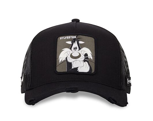 Kšiltovka Capslab - Trucker Looney Tunes - Sylvester - Black / White