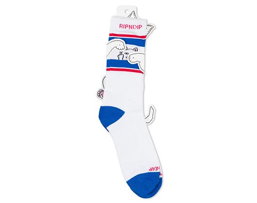 Ponožky Rip N Dip - Peeking Nermal Socks - White