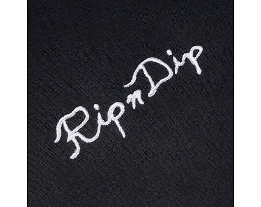 Mikina Rip N Dip - Ripnlit Hoodie - Black Vintage Wash