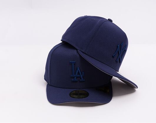 Kšiltovka New Era - MLB Color Pack 59FIFTY A-Frame - LA Dodgers - Navy Blue