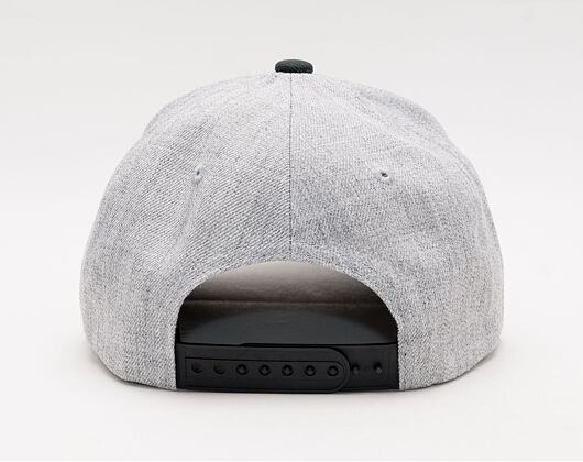 Kšiltovka Brixton Linwood C Netplus MP Snapback - Heather Grey/Black