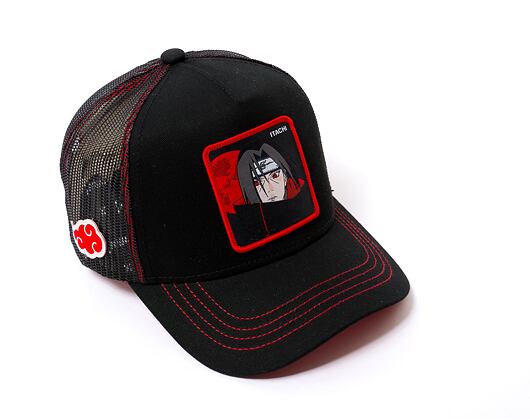 Kšiltovka Capslab - Trucker Naruto - Itachi Uchiha - Black / Burgundy