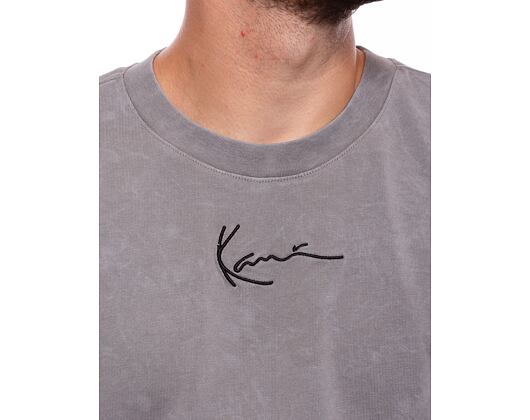 Triko Karl Kani Small Signature Washed Heavy Jersey Dragon Tee grey