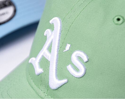 Kšiltovka New Era 9TWENTY MLB League Essential Oakland Athletics - Green Fig / White