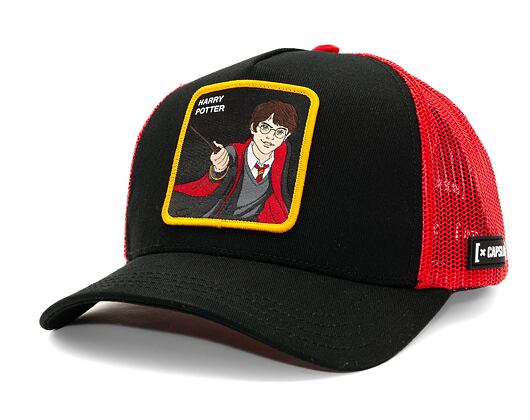 Kšiltovka Capslab Harry Potter Trucker - Harry - Black / Red