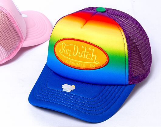 Kšiltovka Von Dutch Trucker Tampa - Rainbow