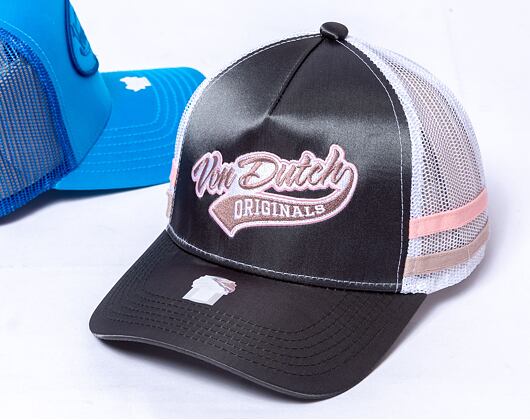 Kšiltovka Von Dutch Boras Trucker - Satin - Grey/White