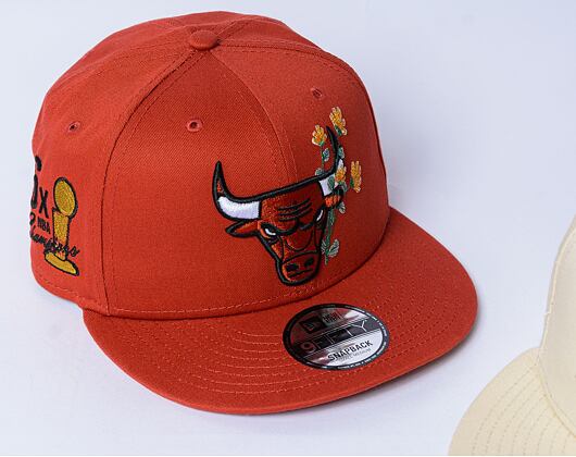 Kšiltovka New Era - 9FIFTY Seasonal Flower - Chicago Bulls - Rust