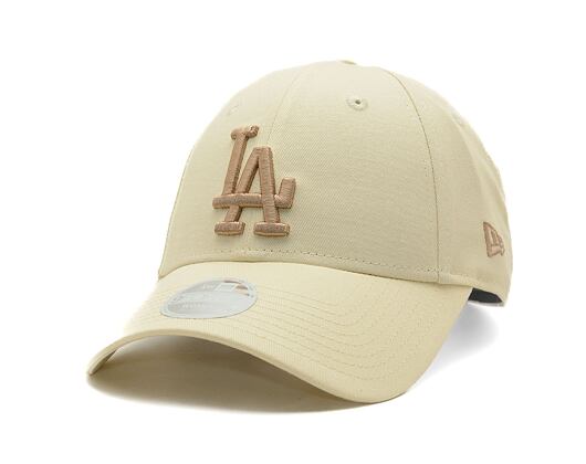 Dámská kšiltovka New Era - 9FORTY League Essential - LA Dodgers - Beige / Camel