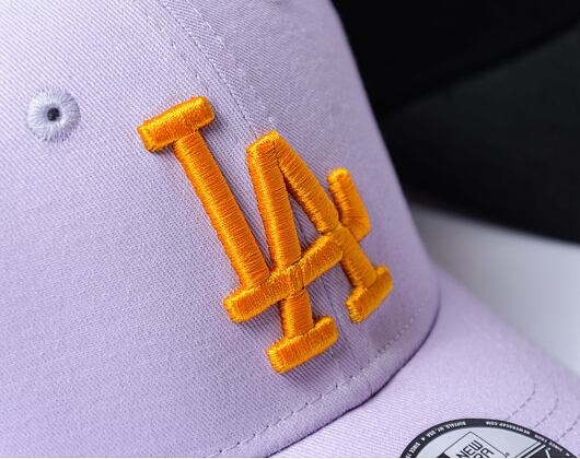 Dětská Kšiltovka New Era - 9FORTY League Essential - LA Dodgers - Pastel Purple / Orange