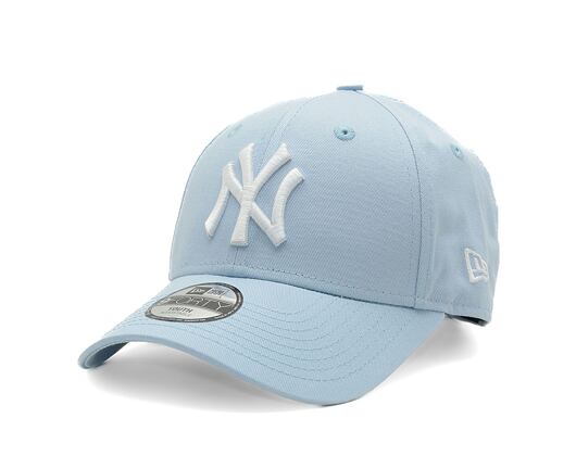 Dětská Kšiltovka New Era - 9FORTY League Essential - NY Yankees - Pastel Blue / White