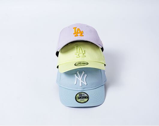 Dětská Kšiltovka New Era - 9FORTY Infant League Essential - NY Yankees - Pastel Blue / White