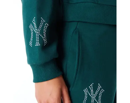 Dámská Mikina New Era - Diamante Hoody - NY Yankees - Dark Green