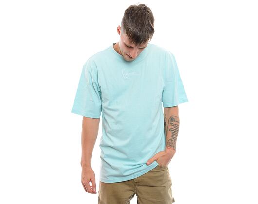 Triko Karl Kani Small Signature Essential Tee light blue