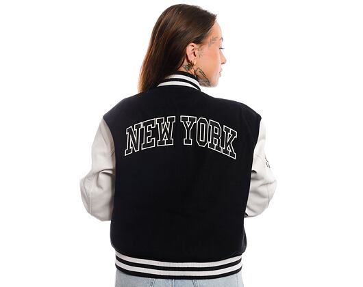 Dámská bunda New Era - Varsity - Black / Off White