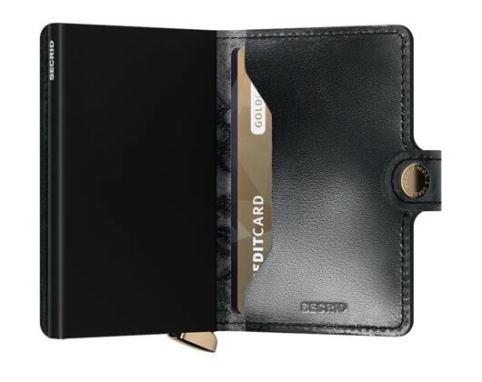 Peněženka Secrid Miniwallet Stitch Floral Black