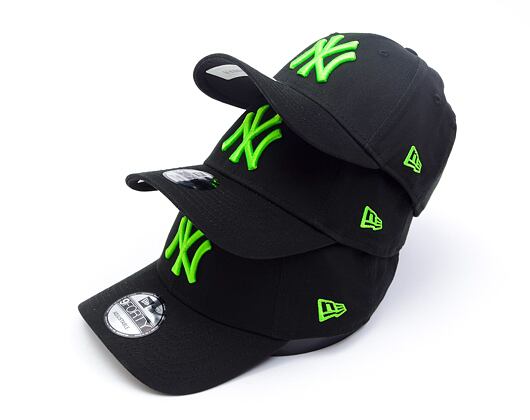 Kšiltovka New Era - 9FORTY MLB Neon - NY Yankees - Black / Green Glow