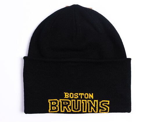 Zimní kukla Mitchell & Ness - Tailgate Balaclava Knit - Boston Bruins - Black