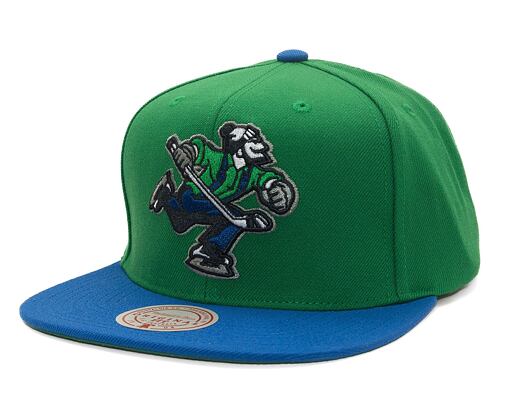 Kšiltovka Mitchell & Ness - Team 2 Tone 2.0 Snapback - Vancouver Canucks - Green/Navy