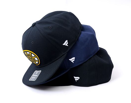 Kšiltovka Fanatics - Boston Bruins - A/CAP Str Mid Crn Adj Sqv Sbk - Black