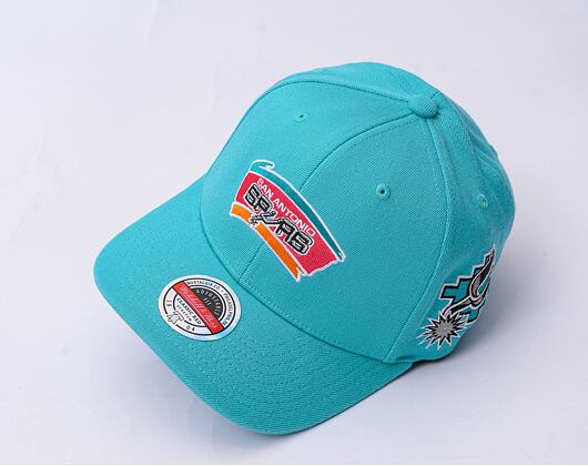 Kšiltovka Mitchell & Ness NBA Home Town Classic Red San Antonio Spurs Teal