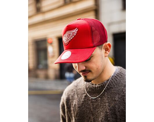 Kšiltovka Mitchell & Ness - Evergreen Trucker - Detroit Red Wings - Red