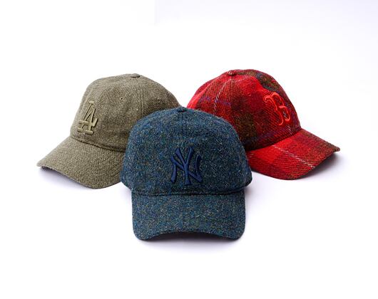 Kšiltovka New Era - 9TWENTY MLB Harris Tweed - NY Yankees - Navy