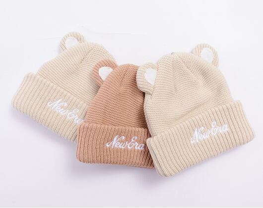 Dětský Kulich New Era - Knit Medium Kids Ears Beanie - Stone