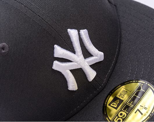 Kšiltovka New Era - MLB Basic 59FIFTY - NY Yankees - Gray / White