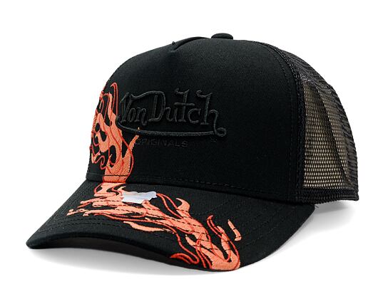 Kšiltovka Von Dutch - Trucker Tribeca - Caps - Cot Twill - Black/Red