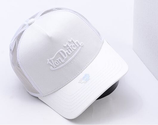 Kšiltovka Von Dutch - Trucker Newark - Caps - Cot Twill - White