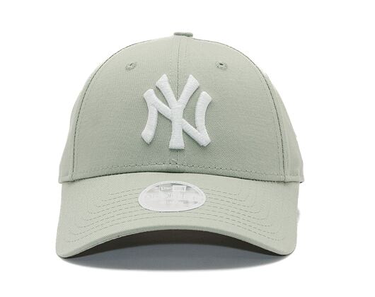 Dámská Kšiltovka New Era - MLB Metallic 9FORTY - NY Yankees - Mint Green / Off White