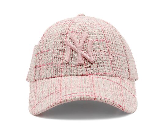 Dámská Kšiltovka New Era - MLB Tweed 9FORTY - NY Yankees - Pink