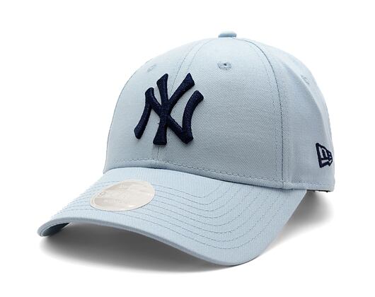 Dámská Kšiltovka New Era - MLB Metallic 9FORTY - NY Yankees - Pastel Blue / Navy