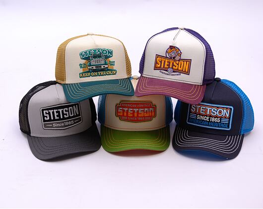 Dětská Kšiltovka Stetson - Trucker Cap Gasoline - 31