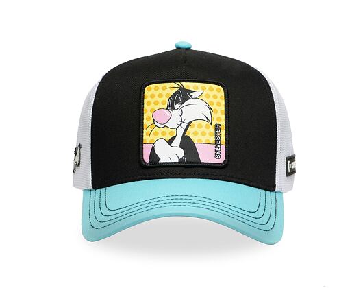 Kšiltovka Capslab - Trucker Looney Tunes - Sylvester - Black / Blue