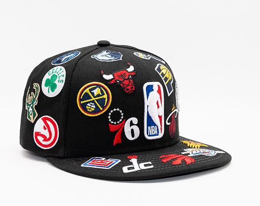 Kšiltovka New Era 59FIFTY NBA All Over Patch 5 NBA Black