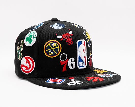 Kšiltovka New Era 59FIFTY NBA All Over Patch 5 NBA Black