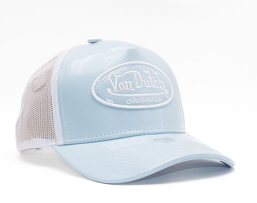 Kšiltovka Von Dutch Trucker Ody Imi Patent Lt.Blue/White