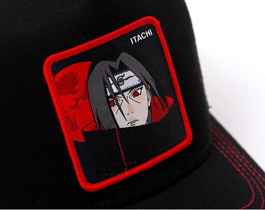 Kšiltovka Capslab - Trucker Naruto - Itachi Uchiha - Black / Burgundy